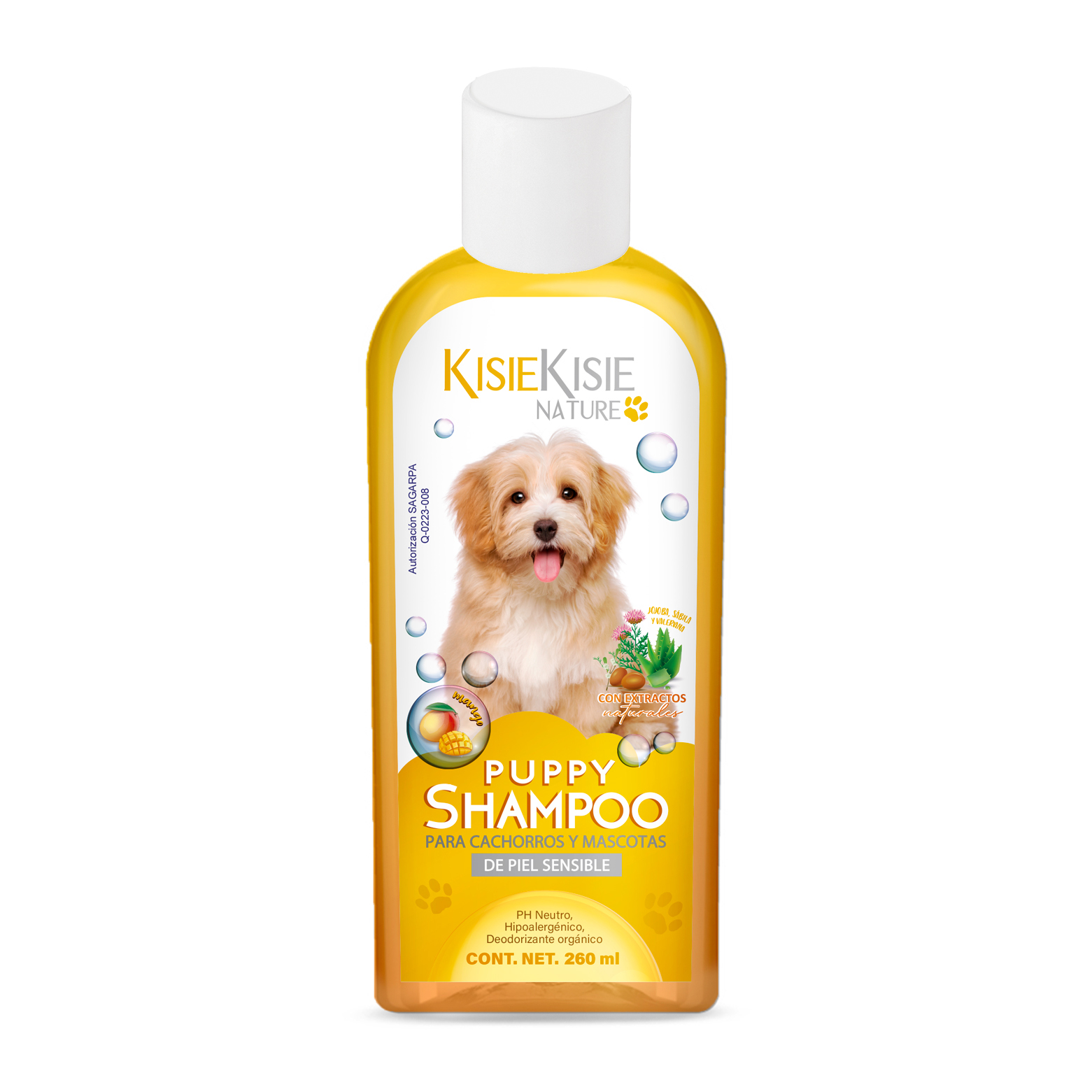 Shampoo Nature Puppy Mango 250 ml (perros y gatos)