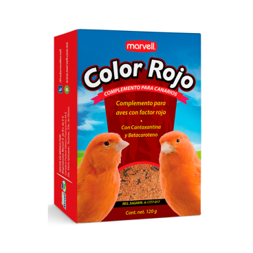 Complemento marvell Color Rojo 120 g