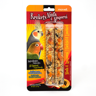 Krukets Ninfa y Agaporni 90 g