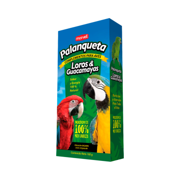 Palanqueta P/Loro y Guacamaya 2 pz/190 g